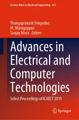 Sengodan / Murugappan / Misra |  Advances in Electrical and Computer Technologies | eBook | Sack Fachmedien