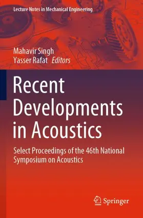 Rafat / Singh |  Recent Developments in Acoustics | Buch |  Sack Fachmedien