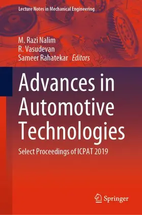 Nalim / Rahatekar / Vasudevan |  Advances in Automotive Technologies | Buch |  Sack Fachmedien