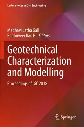 P. / Latha Gali |  Geotechnical Characterization and Modelling | Buch |  Sack Fachmedien