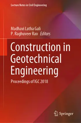 Latha Gali / Raghuveer Rao |  Construction in Geotechnical Engineering | eBook | Sack Fachmedien