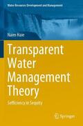 Haie |  Transparent Water Management Theory | Buch |  Sack Fachmedien