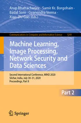 Bhattacharjee / Borgohain / Soni | Machine Learning, Image Processing, Network Security and Data Sciences | E-Book | sack.de