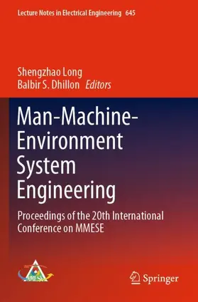 Dhillon / Long | Man-Machine-Environment System Engineering | Buch | 978-981-15-6980-7 | sack.de