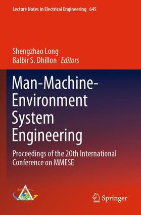 Dhillon / Long | Man-Machine-Environment System Engineering | Buch | 978-981-1569-80-7 | sack.de