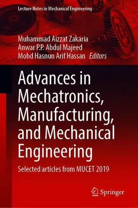 Zakaria / Hassan / Abdul Majeed |  Advances in Mechatronics, Manufacturing, and Mechanical Engineering | Buch |  Sack Fachmedien