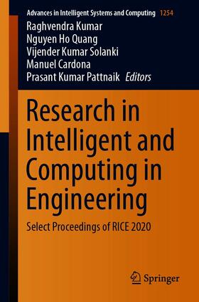 Kumar / Quang / Kumar Solanki | Research in Intelligent and Computing in Engineering | E-Book | sack.de
