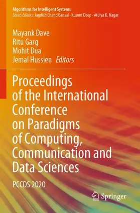 Dave / Garg / Dua |  Proceedings of the International Conference on Paradigms of Computing, Communication and Data Sciences | Buch |  Sack Fachmedien