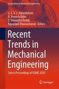 Narasimham / Dhanasekaran / Babu |  Recent Trends in Mechanical Engineering | Buch |  Sack Fachmedien