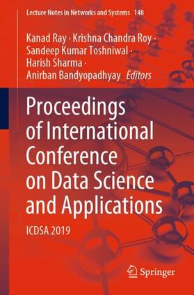 Ray / Roy / Bandyopadhyay |  Proceedings of International Conference on Data Science and Applications | Buch |  Sack Fachmedien