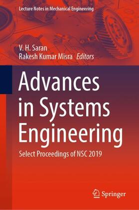 Misra / Saran |  Advances in Systems Engineering | Buch |  Sack Fachmedien