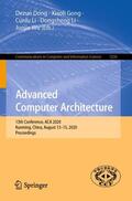 Dong / Gong / Wu |  Advanced Computer Architecture | Buch |  Sack Fachmedien