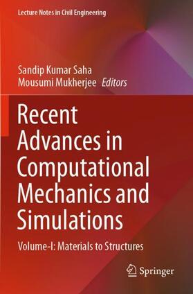 Mukherjee / Saha |  Recent Advances in Computational Mechanics and Simulations | Buch |  Sack Fachmedien
