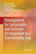 Shioji / Hayashi / Adhikari |  Management for Sustainable and Inclusive Development in a Transforming Asia | Buch |  Sack Fachmedien