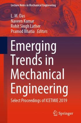 Das / Bhatia / Kumar |  Emerging Trends in Mechanical Engineering | Buch |  Sack Fachmedien