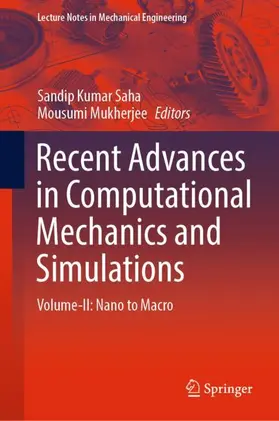 Mukherjee / Saha |  Recent Advances in Computational Mechanics and Simulations | Buch |  Sack Fachmedien