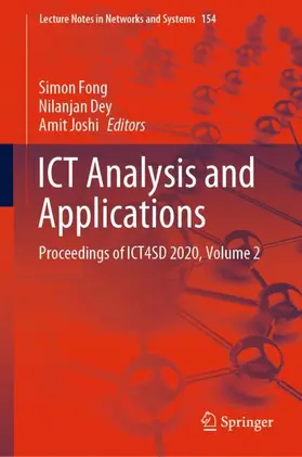 Fong / Joshi / Dey |  ICT Analysis and Applications | Buch |  Sack Fachmedien