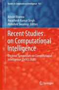 Khanna / Swaroop / Singh |  Recent Studies on Computational Intelligence | Buch |  Sack Fachmedien