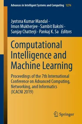 Mandal / Mukherjee / Sa |  Computational Intelligence and Machine Learning | Buch |  Sack Fachmedien