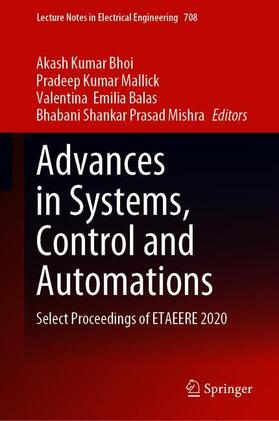Bhoi / Mishra / Mallick |  Advances in Systems, Control and Automations | Buch |  Sack Fachmedien