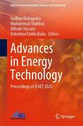 Mahapatra / Emilia Balas / Shahbaz |  Advances in Energy Technology | Buch |  Sack Fachmedien