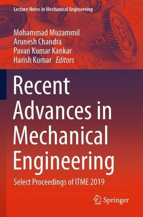 Muzammil / Kumar / Chandra | Recent Advances in Mechanical Engineering | Buch | 978-981-1587-06-1 | sack.de
