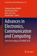 Mallick / Kalita / Bhoi |  Advances in Electronics, Communication and Computing | Buch |  Sack Fachmedien