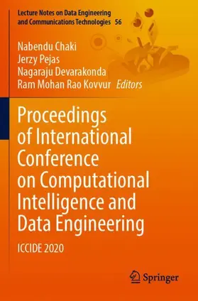 Chaki / Rao Kovvur / Pejas |  Proceedings of International Conference on Computational Intelligence and Data Engineering | Buch |  Sack Fachmedien
