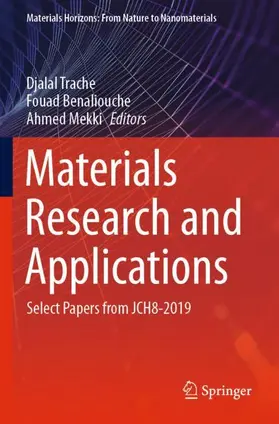 Trache / Mekki / Benaliouche |  Materials Research and Applications | Buch |  Sack Fachmedien