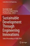 Singh / Garg / Singh Cheema |  Sustainable Development Through Engineering Innovations | Buch |  Sack Fachmedien