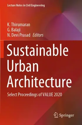 Thirumaran / Prasad / Balaji |  Sustainable Urban Architecture | Buch |  Sack Fachmedien