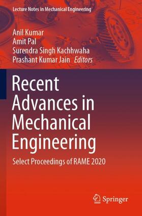 Kumar / Jain / Pal |  Recent Advances in Mechanical Engineering | Buch |  Sack Fachmedien