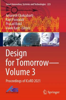 Chakrabarti / Kant / Poovaiah | Design for Tomorrow¿Volume 3 | Buch | 978-981-1600-86-9 | sack.de