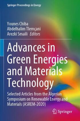 Chiba / Smaili / Tlemçani |  Advances in Green Energies and Materials Technology | Buch |  Sack Fachmedien