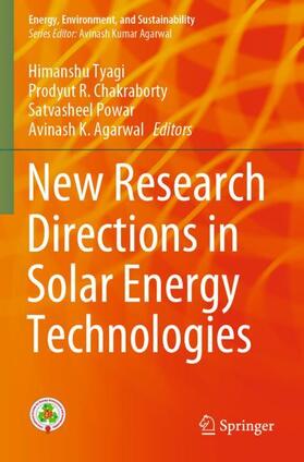 Tyagi / Agarwal / Chakraborty | New Research Directions in Solar Energy Technologies | Buch | 978-981-1605-96-3 | sack.de