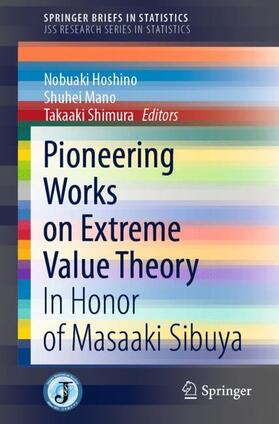 Hoshino / Shimura / Mano |  Pioneering Works on Extreme Value Theory | Buch |  Sack Fachmedien