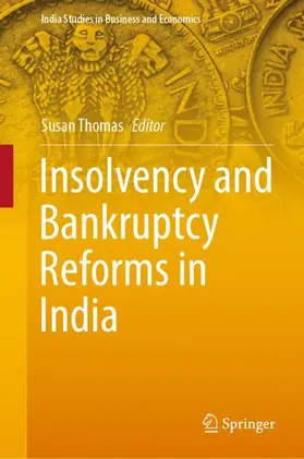 Thomas |  Insolvency and Bankruptcy Reforms in India | Buch |  Sack Fachmedien