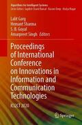 Garg / Singh / Sharma |  Proceedings of International Conference on Innovations in Information and Communication Technologies | Buch |  Sack Fachmedien