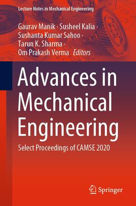 Manik / Kalia / Sahoo |  Advances in Mechanical Engineering | eBook | Sack Fachmedien