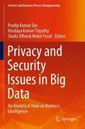 Das / Mohd Yusof / Tripathy |  Privacy and Security Issues in Big Data | Buch |  Sack Fachmedien