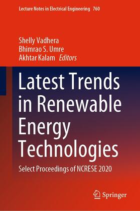 Vadhera / Umre / Kalam | Latest Trends in Renewable Energy Technologies | E-Book | sack.de