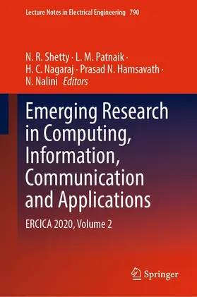 Shetty / Patnaik / Nagaraj | Emerging Research in Computing, Information, Communication and Applications | E-Book | www.sack.de
