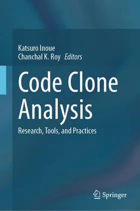 Roy / Inoue |  Code Clone Analysis | Buch |  Sack Fachmedien