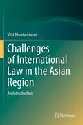 Muntarbhorn |  Challenges of International Law in the Asian Region | Buch |  Sack Fachmedien