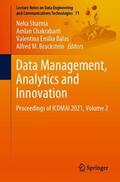 Sharma / Bruckstein / Chakrabarti |  Data Management, Analytics and Innovation | Buch |  Sack Fachmedien
