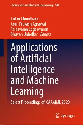 Choudhary / Agrawal / Logeswaran | Applications of Artificial Intelligence and Machine Learning | E-Book | sack.de