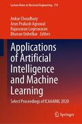 Choudhary / Agrawal / Logeswaran |  Applications of Artificial Intelligence and Machine Learning | eBook | Sack Fachmedien