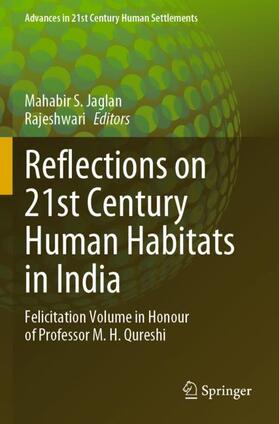 Rajeshwari / Jaglan | Reflections on 21st Century Human Habitats in India | Buch | 978-981-1631-02-3 | sack.de