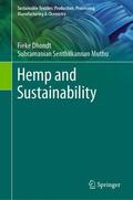 Muthu / Dhondt |  Hemp and Sustainability | Buch |  Sack Fachmedien