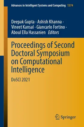 Gupta / Khanna / Kansal |  Proceedings of Second Doctoral Symposium on Computational Intelligence | eBook | Sack Fachmedien